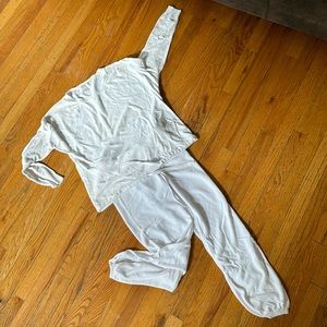 Bare Foot Dreams White Jogger Set